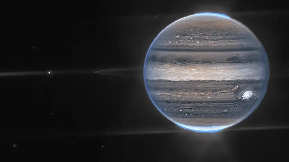 Des nouvelles images de Jupiter prises par le télescope Webb révèlent les aurores scintillantes de la planète