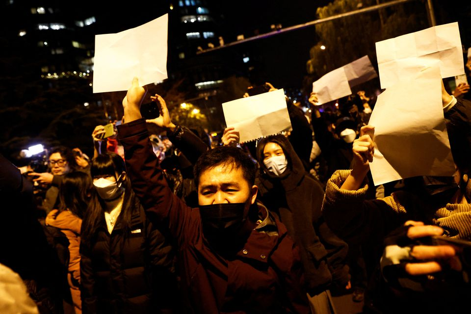Clashes in Shanghai as COVID protests flare across China